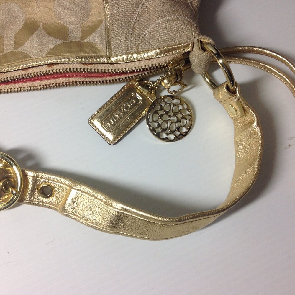 Vintage Coach Ali Pieced Small Hobo - Picture 2 of 5